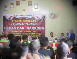Bupati Way Kanan Resmikan Kampung Bebas Narkoba Di Sriwijaya, Perkuat Benteng Masyarakat Dari Ancaman Narkotika