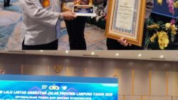Sat Lantas Polres Waykanan Hadiri Forum LLAJ Tahun 2026 di Bandar Lampung, Raih 2 Piagam Penghargaan Dari Kapolda Lampung