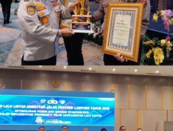Sat Lantas Polres Waykanan Hadiri Forum LLAJ Tahun 2026 di Bandar Lampung, Raih 2 Piagam Penghargaan Dari Kapolda Lampung