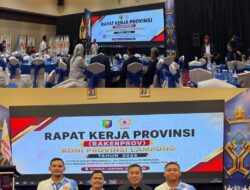 KONI Way Kanan hadiri Rakerda KONI Provinsi Lampung, Matangkan Persiapan Porprov