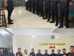 Lapas Kotaagung Sikat HP Ilegal dan Barang Terlarang, Razia Mendadak Digelar Malam Hari