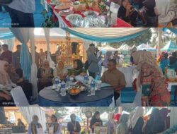 Camat Adu Skill Masak di “Manjau Jama Warga” HUT ke-19 Pesawaran