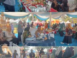 Camat Adu Skill Masak di “Manjau Jama Warga” HUT ke-19 Pesawaran