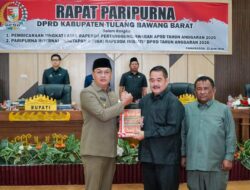 Bupati Tubaba Serahkan Raperda Pertanggungjawaban APBD Tahun Anggaran 2025 kepada DPRD