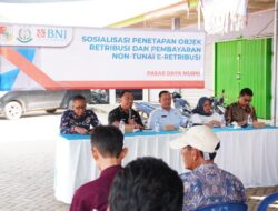 DISKOPERINDAG TUBABA RESMIKAN PENERAPAN E-RETRIBUSI PASAR DAYA MURNI