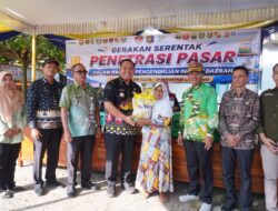 Tekan Inflasi, Pemkab Tubaba Gelar Penetrasi Pasar dan Operasi Pasar Murah di Mulya Asri
