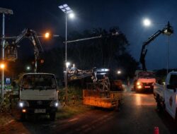 Kolaborasi Dengan BPTD Lampung, Dishub Tubaba Lakukan Ini Untuk Keselamatan Lalu Lintas
