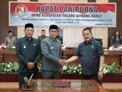 Rapat Paripurna DPRD Setujui Raperda Pertanggungjawaban APBD 2025, Bupati Tubaba Apresiasi Sinergi Eksekutif dan Legislatif