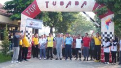 Bupati Tubaba Hadiri Olahraga Bersama Peringatan Hari Bhayangkara ke-80 Tahun 2026