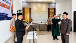 Kepala BPN Lantik Camat Panca Jaya Sebagai PPATS