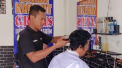 NasDem Tubaba Dekatkan Diri ke Masyarakat Lewat Bakti Sosial Cukur Rambut Gratis