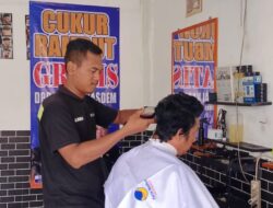NasDem Tubaba Dekatkan Diri ke Masyarakat Lewat Bakti Sosial Cukur Rambut Gratis