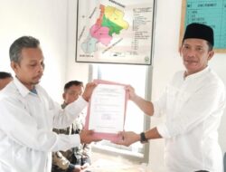 Rifa’i Resmi Daftarkan Diri sebagai Bakal Calon Kepalo Tiyuh Sumber Rejo