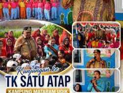 Komang Koheri dan Plt. Bunda PAUD Sambangi TK Satu Atap Mataram Udik