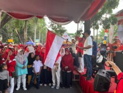 Lautan Merah Putih, 4.000 Warga Kemiling Permai Meriahkan Jalan Sehat HUT RI