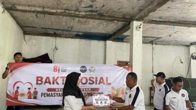 Semarak HUT ke-81 RI, Lapas Kotaagung Gelar Bakti Sosial dan Gotong Royong