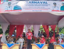 Karnaval Budaya Kotaagung Semarak, Ribuan Warga Meriahkan HUT ke-81 Kemerdekaan RI