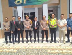 Perkuat Sinergi Penegakan Hukum, Kapolres Way Kanan Sambangi Kantor Pengadilan Negeri