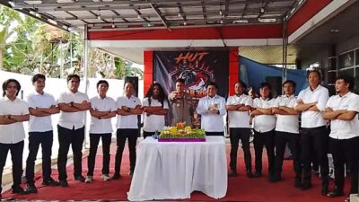 AKBP Charles Pandapotan Tampubolon Bangga HUT Ke 11 Tekab 308 Polres Lampung Tengah Nomor satu di Jajaran Polda Lampung