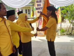 Lantik PK Simpang Pematang Haryati Minta Kembalikan Kejayaan Partai Golkar di Mesuji