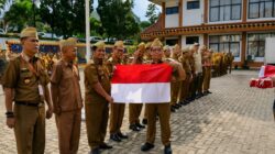 Pemkab Tanggamus Canangkan Gerakan Pembagian Bendera Merah Putih 2026