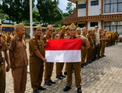 Pemkab Tanggamus Canangkan Gerakan Pembagian Bendera Merah Putih 2026