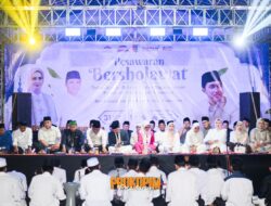 2.000 Warga Padati Islamic Center, Pesawaran Bersholawat Syukuri Setahun Kepemimpinan Nanda-Anton