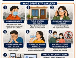 Waspada Abu Vulkanik Anak Krakatau, BPBD Pesawaran Rilis 7 Langkah Antisipasi