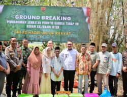 Ground Breaking Jembatan Perintis Garuda Tahap VII, Perkuat Akses Pertanian Sampai ke Desa