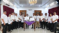Pemkab Way Kanan Dan BPN Tandatangani Nota Kesepakatan