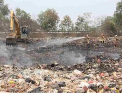 Kondisi TPA di Bandarjaya Yang Terbakar Menunjukan Penurunan yang Signifikan
