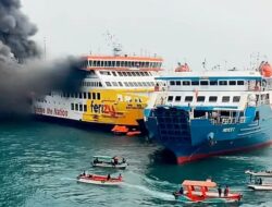 KMP Batu Mandi Terbakar di Perairan Merak, Penumpang Dievakuasi, Penyebab Masih Diselidiki