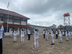 Jaga Kebugaran dan Tingkatkan Kekompakan, Pegawai dan Peserta Magang Lapas Kotaagung Ikuti Senam Pagi