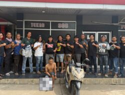 Tekab 308 Polres Lamteng dan Polsek Bangunrejo Door Residivis Curat Lintas Kabupaten Karena Menyerang Petugas Saat Akan Di Tangkap