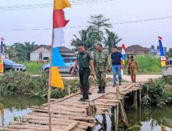 Pembangunan Jembatan Garuda Merah Putih di Rawajitu Utara di Mulai.Ini Targetnya…